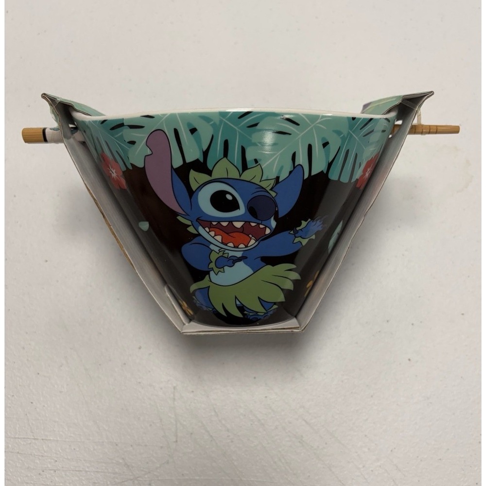 Disney Lilo & Stitch Ceramic Ramen Noodle Bowl NEW
